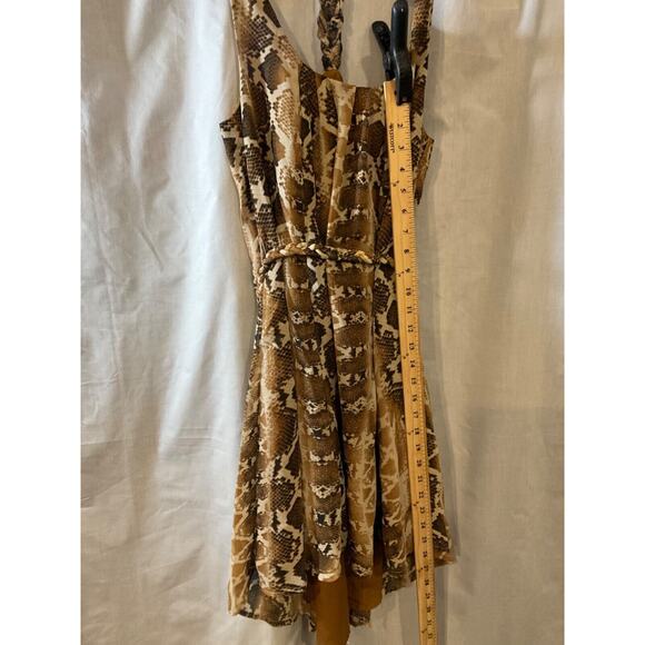 Jessica Simpson Animal Print Sleeveless Dress, Small, 100% Polyester, Lined - Picture 6 of 11